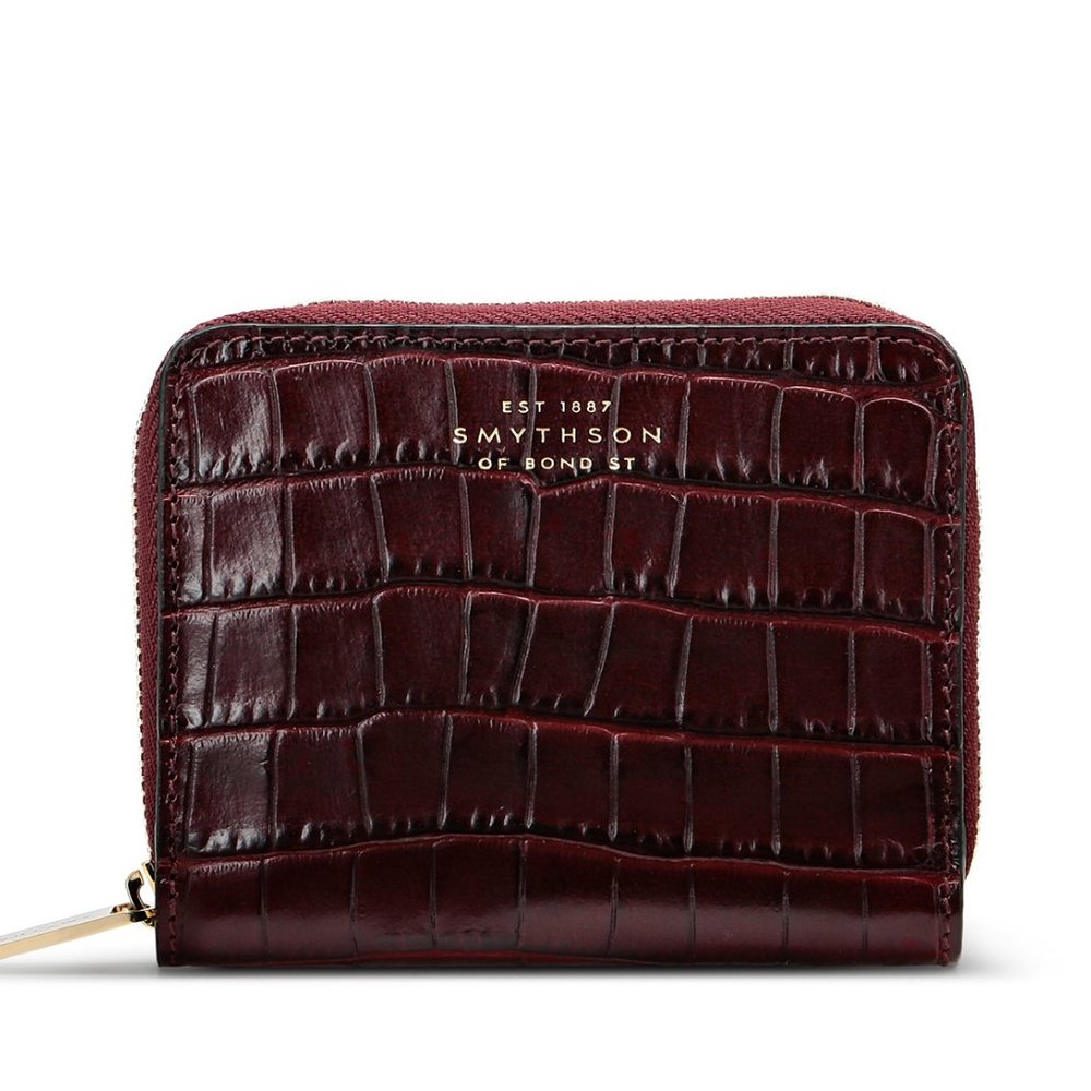 Smythson Mara Small Zip Around Wallet